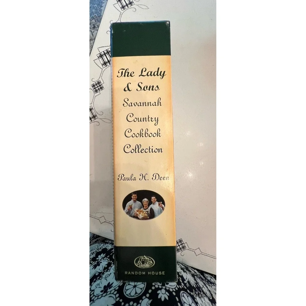 Vintage Paula Deen Boxed Set of 2 Lady & Sons Cookbooks #9065